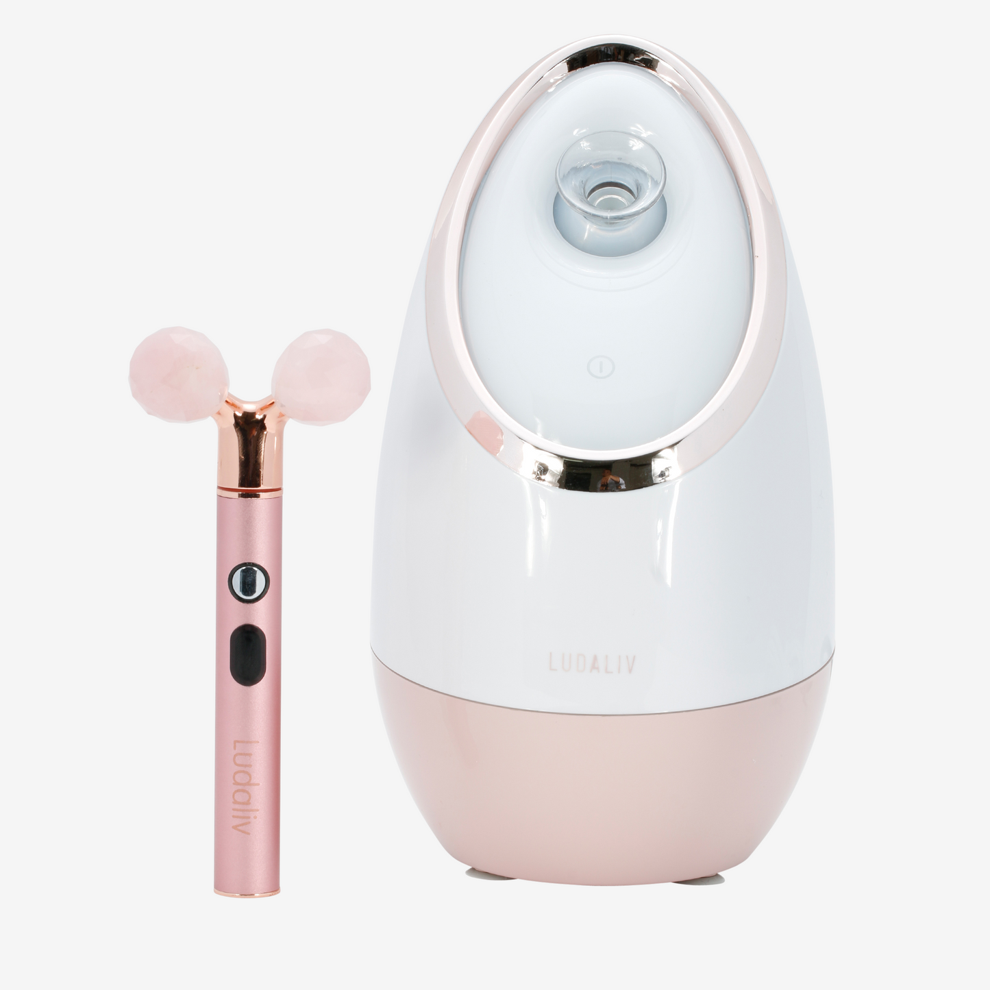 Bundles Ionic facial steamer + Vida natural jade vibrating lift & countour beauty roller