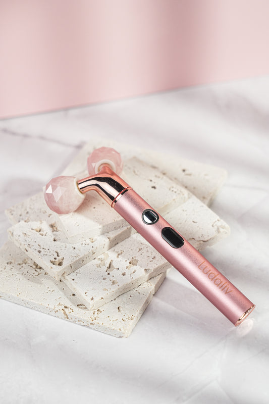 Vida natural jade vibrating lift &  countour beauty roller