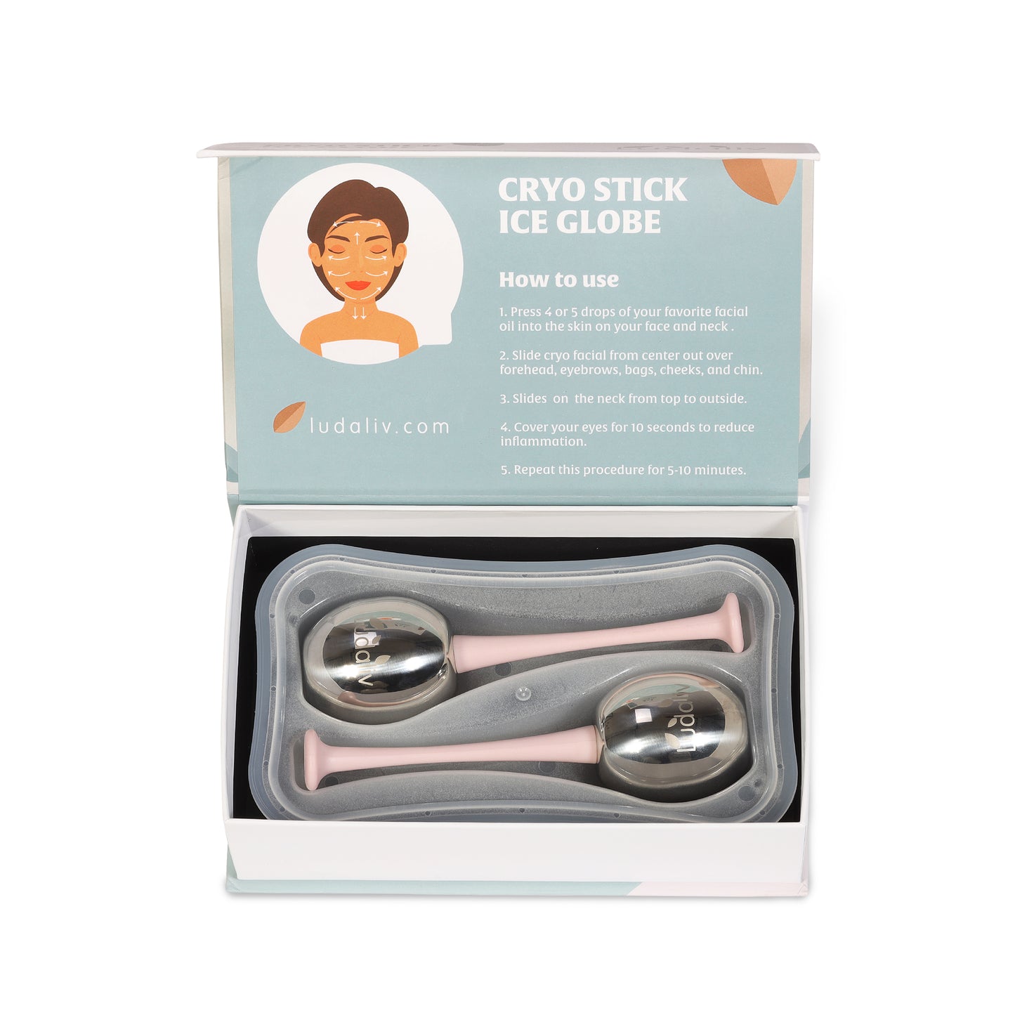 Bundles Ionic facial steamer + Cryo Stick Ice Globe